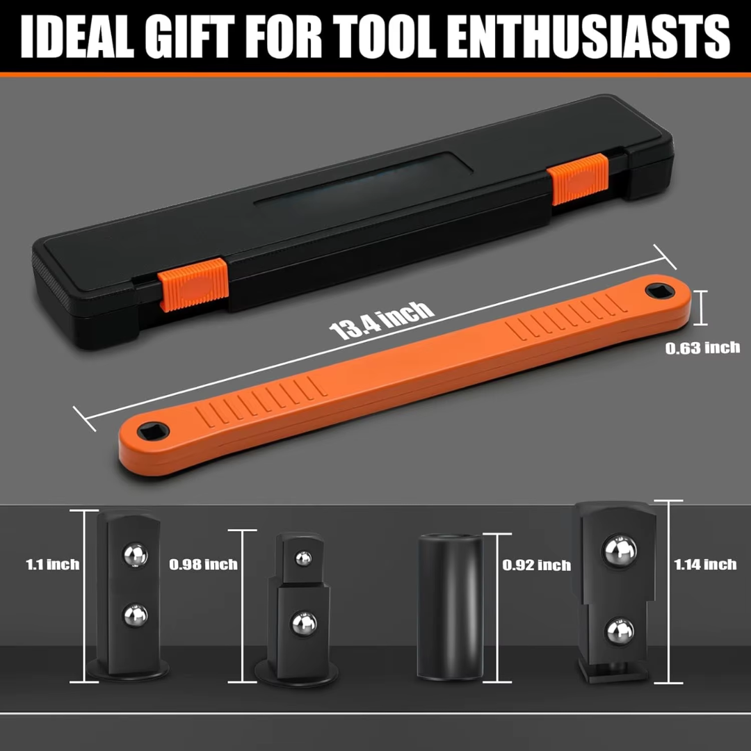 Llave de Extensión Multifuncional – Acero de Alto Carbono 75Nm